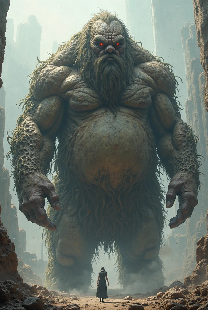 Mountain-like giant Low - Angle Huge belly