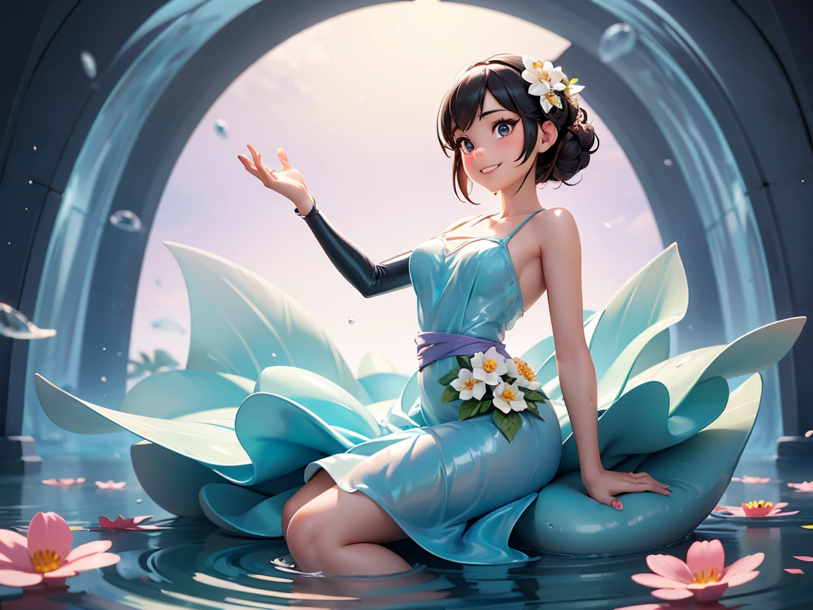 nsfw:1.5, masterpiece, best quality, high quality, high definition, high quality texture, high quality shadow, high detail, beautiful detail, finely detailed, extremely detailed cg, detailed texture, a realistic rendering of the face, realistic ,colorful, delicate, cinematic light, side lit, lens flare, ray tracing, sharp focus, (1 girl, __focus__: 1.3), (intricate details, makeup, PureErosFace_V1: 0.5) disney, girl, dress, disney_style, fairy, short_hair, mermaid, 3D_detailed, hand_detail, sexy_mouth, necklace, Bracelet, Delicate Collarbon, earrings, big_boobs, tail_detail, star_fish, bikini