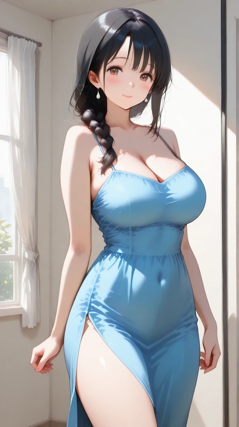 30-year-old woman、Mother,Married women,,Black Hair,Small breasts、Clothing Pattern、whole body、One character
