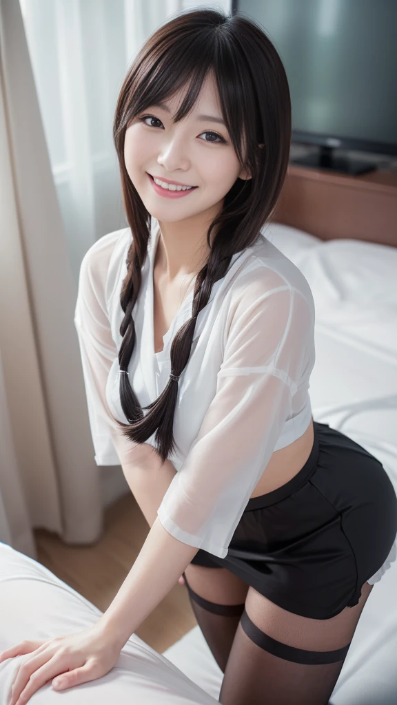 (8K、top-quality、​masterpiece:1.2)、(reallistic、Photorealsitic:1.2)Alafed Girl, chiho, iwakura lain, closeup Iwakura Lain, With short hair, Shiori Teshirogi, Kotegawa Yui, She is 25 years old, sui ishida with black hair, lain iwakura, girl cute-fine-face, Clear pubic contours,(Small breasts), hight resolution, ighly detailed, top-quality, [​masterpiece:1.6],, ighly detailed, nffsw, finely detail, top-quality, , Cinematographic lighting, 1girl in、Cute Japan Girls、perfect body type、, Cute droopy eyes、Beautiful big eyes、ultra-detailliert、hight resolution、Transcendent beauty　top-quality、​masterpiece、majicMIX Real、(Raw photography:1.2)、(Photorealsitic:1.4)、Home Kitchen　in a house　Living together in pants　Room of the Rising Sun　Smiling smile　Back shot of shy expression　Dinner Preparation　Swayback stance – standing position where the hips arch backwards. Butt Pose – Pose that emphasizes the buttocks.　 Seductive pose – beautiful woman wearing only a baggy white long-sleeved shirt, ((1screen)), At 8K, RAW shot, top quality photo, ​masterpiece, Nice realistic photos　 Big trying to rip off a shirt, Nipple shadow, Crotch wrinkles, Small beautiful ass, Shy smile, White dress shirt with collar and front buttons, Unbutton the top four buttons, baggy men&#39;Student Shirts, Highly revealing panty information visible through the gap　Red panties　Luxury underwear　No logo on the bottom right