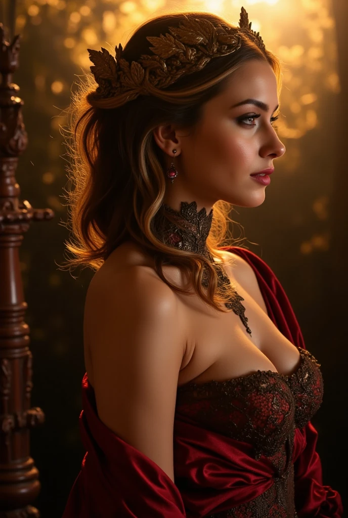 :Masterpiece, absurdres,award winning photo, extremely detailed, amazing, fine detail, ((extremely detailed eyes and face)), by lee jeffries nikon d850 film stock photograph 4 kodak portra 400 camera f1.6 lens rich colors hyper realistic lifelike texture dramatic lighting unrealengine trending on artstation cinestill 800 tungsten, beautiful smiling woman,Haute_Couture, designer dress,woman wearing a Haute_Couture dress,navel cutout, front view, face focus lora:Haute_Couturev3:0.77