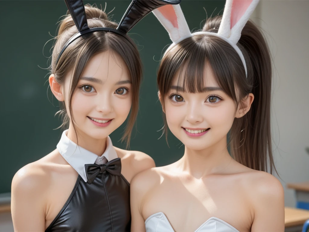 swimming pools、Short shirts、Realistic rabbit ears、White shirt、rabbit ears sticking out of the head,,,,,、Pink hair、Korean Beauty、Uncomfortable hand shape、K-POP、AKB48、Pink rabbit ears、1 girl in、独奏、Jeans pants、masterpiece、top-quality、realisitic、Hyper-detailing、(Glossy skin:1.4)、Lustrous smile、Smiling eyes、Smiling lips、absurderes、Looking at the camera、short pink hair、red eyes、Red Eyes、Slender beauties、动态照明、hight resolution、foco nítido、depth of fields、Detailed eye、Sharp eyes、Realistic eyes、(thick thight:1.0)、Beautuful Women:1.4、Slender Abs:1.2、((Short-cut bob hair))、((k pop:1.3))、Highly detailed facial and skin texture、((魅惑的))、Anatomically correct number of fingers、beautiful pink nails、Correct anatomy、