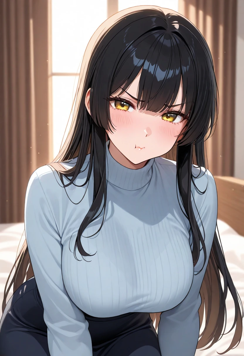 Masterpiece, best quality, beautiful girl, beautiful face, long black hair,