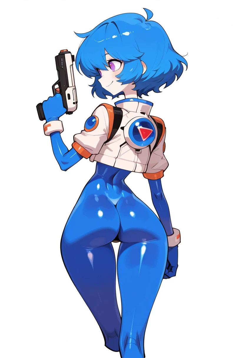 Pokemon cerebella de skullgirl cuerpo corporal completo NSFW sexy mostrando su posterior  full body size