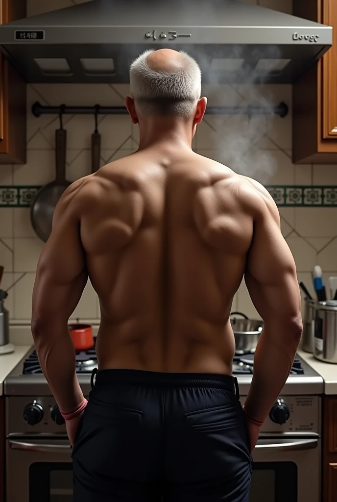 (Highly detailed 8K wallpaper), asian man, muscle worship, fold your arms, On the playground, baseball uniform, high detail, very short hair, skin head, Circular cut, very large and strong body, bulging muscles, muscular, very large pectoral muscles. Very sexy abs, legs are muscular, Toned figure, brightens oily skin, muscular, Tank top, T-shirt, long shot, wide shot