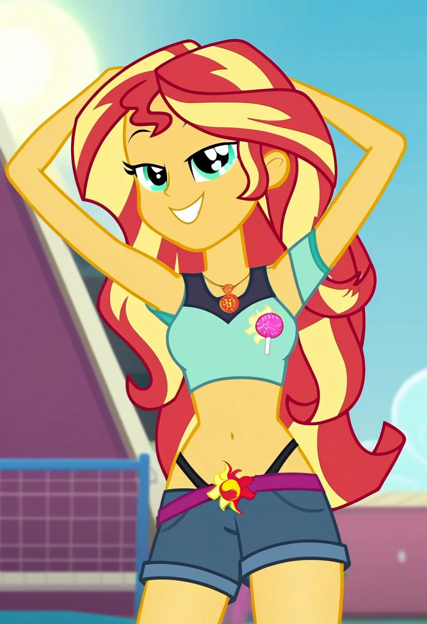 explicit, solo, black bra, sunset_shimmer, standing_backwards, cute, cute face, awww, butt, bend down, equestria_girls, breasts, clothes, female, big_tits, looking at you, strip club, skirt, skirt lift, offscreen character, cartoon, black panties, male_pov, twitching, briefs, unzipping, open fly, wink, blushing, smiling, show accurate, vector, male_pov, bulge_pov, offscreen character, lower_body_male