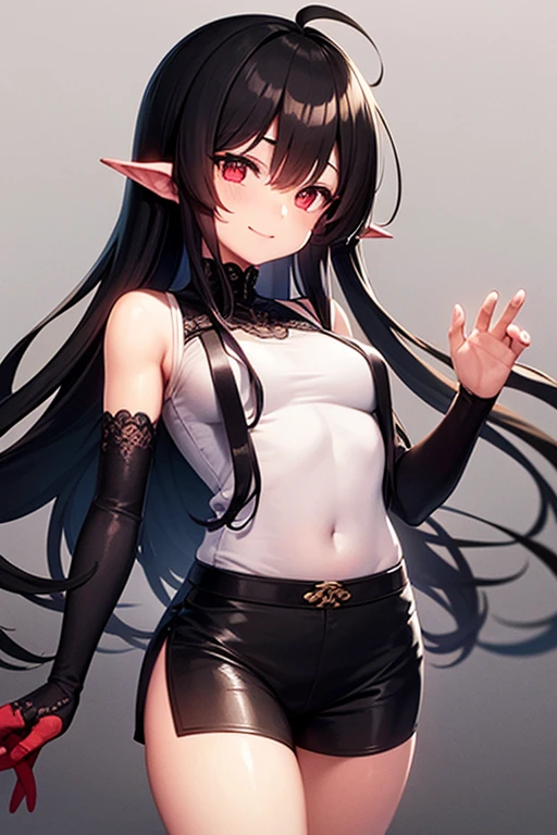Highest quality Highest quality Draw a face carefully High-definition anime-style face Super Glowing Skin Brown leotard Golden pantyhose Succubus lure smile Rear view Back view Ass close up