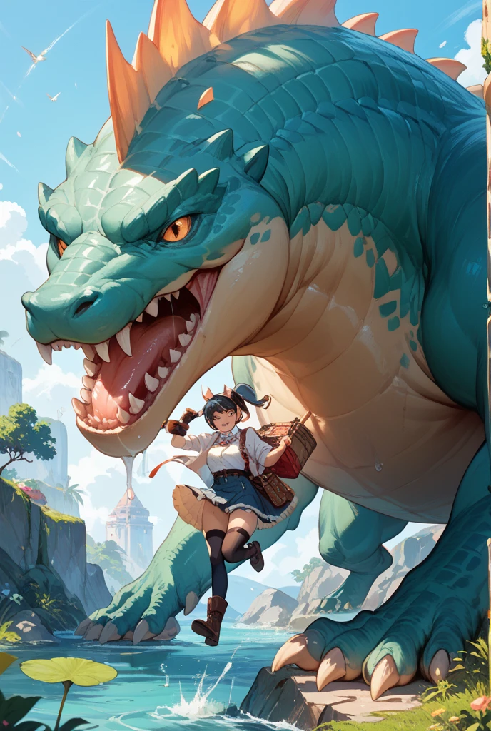 The dragon's scales