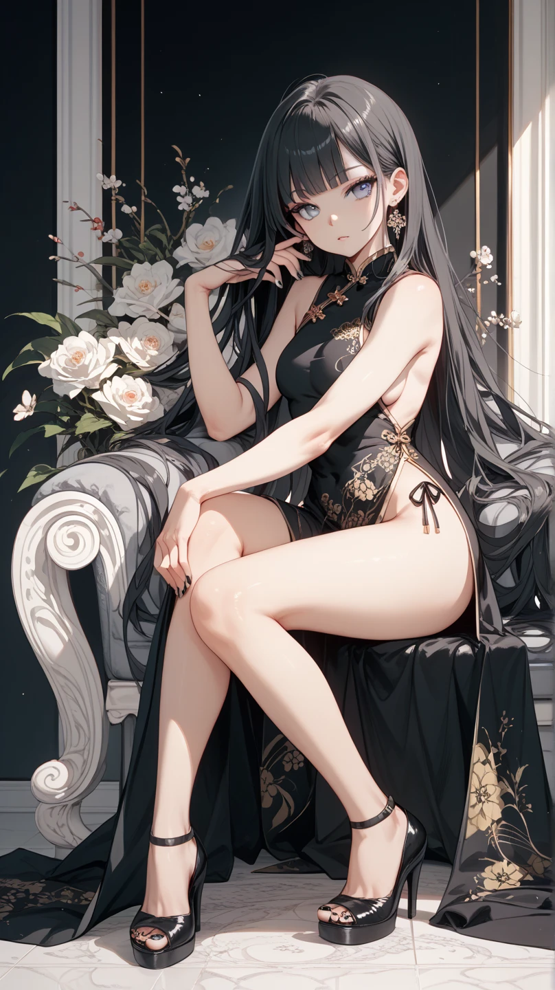 Make black drapery