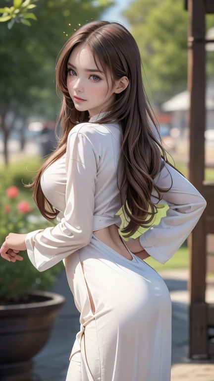 (((masterpiece:1.4, highest quality:1.4, 8k, Ultra-high resolution, Physically Based Rendering))), Portraiture, Perfectly shaped body, Super beautiful sexy Japanese women, 24-years-old, Large eyes with great detail, Fine thin eyebrows, Eye highlights, No makeup, Light brown super long hair half updo, Spread your hair, Slender Beauty:1.4, ((Huge breasts:1.7, Side bust, Beautiful erect nipples)), Slim Abs, Tight waist, (smile:1.2), ((Full nudity)), Slim and long beautiful legs, (No pants, Beautiful pussy exposed, Spreading pussy:1.2, Cum in pussy, pubic hair:1.4), (From the side), Backlight, Night view:1.4,