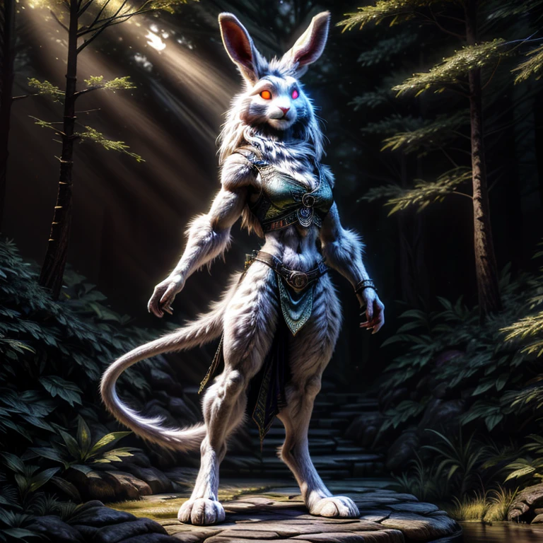 (by taran fiddler:1.4), masterpiece, detailed Bonifasko lighting, [crepuscular ray], best details, real life, depth of field, (bright lighting:1.4), detailed background, nude, solo female, (anthro), (anthro rabbit:1.4), sexy girl woman, femme, genitals, hairy pussy, exposed vagina, with bushy pubic hair and armpit hair, snarling, growling, attitude, (breasts:1.2), clear details, powerful, pleasure, self-pleasure, detailed nipples, (stinky, smelly:1.2), perfect hands, sticky pussy, covered in fur