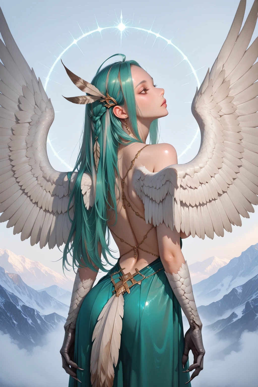 official art, unity 8k wallpaper, ultra detailed, beautiful and aesthetic, masterpiece, best quality, (zentangle, mandala, tangle, entangle), (fractal art:1.3) , 1girl, extremely detailed, dynamic angle, cowboyshot, the most beautiful form of chaos, elegant, a brutalist designed, vivid colours, romanticism, by james jean, roby dwi antono, ross tran, francis bacon, michal mraz, adrian ghenie, petra cortright, gerhard richter, takato yamamoto, ashley wood, atmospheric, ecstasy of musical notes, streaming musical notes visible