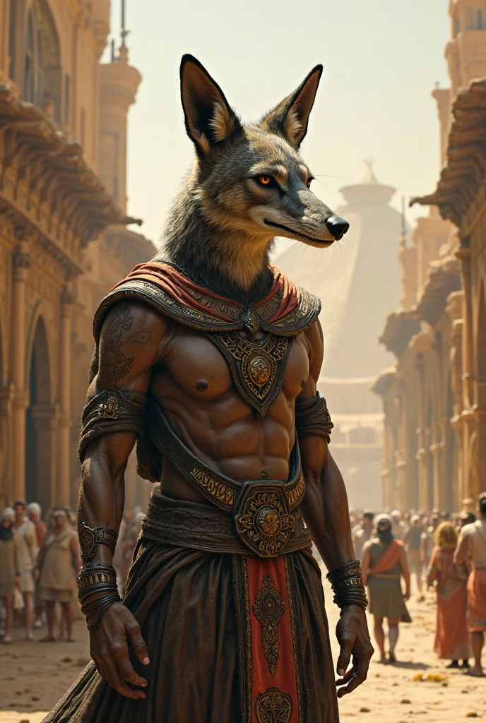 A Xoloitzcuintle that has been reincarnated as a young Aztec with a completely human appearance