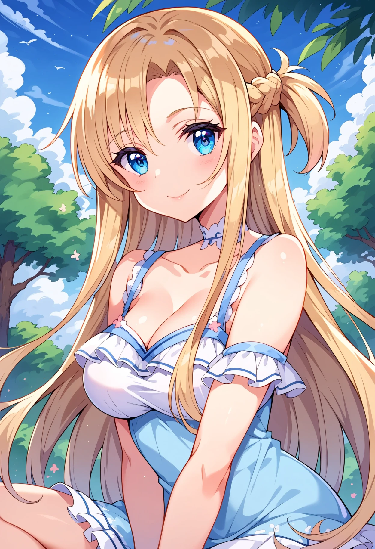 Photo Realistic, (masterpiece, best quality: 1.4), (8k, raw photo, photo realistic: 1.2), detailed skin, detailed face, 1 girl, Japanese idol, cute face, little girl, not safe for work, (raw photo, Photo Realistic: 1.2), ALL Nudi-ty, nudi, ((NO panties)), nipp-les, wet-twat, open twat, anus, ((no cloth)), ^_^, happy, smile, medium bob, ((spread legs, sitthing))), blonde hair, ((wavy hair)), long hair, little girl, child, 12 yo, lace hairband, flat chest, beautiful legs, beautiful hands, arms behind back,
yumekawa, yumekawaii, pastel color, (Wonderland Garden: 1.3), rainbow waterfall, dripping ink, imagination, (Castle: 1.4),