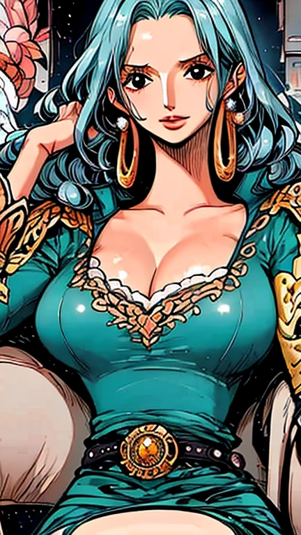Gianna Michaels, Female original character reference sheet adoptable, redhead, green eyes,