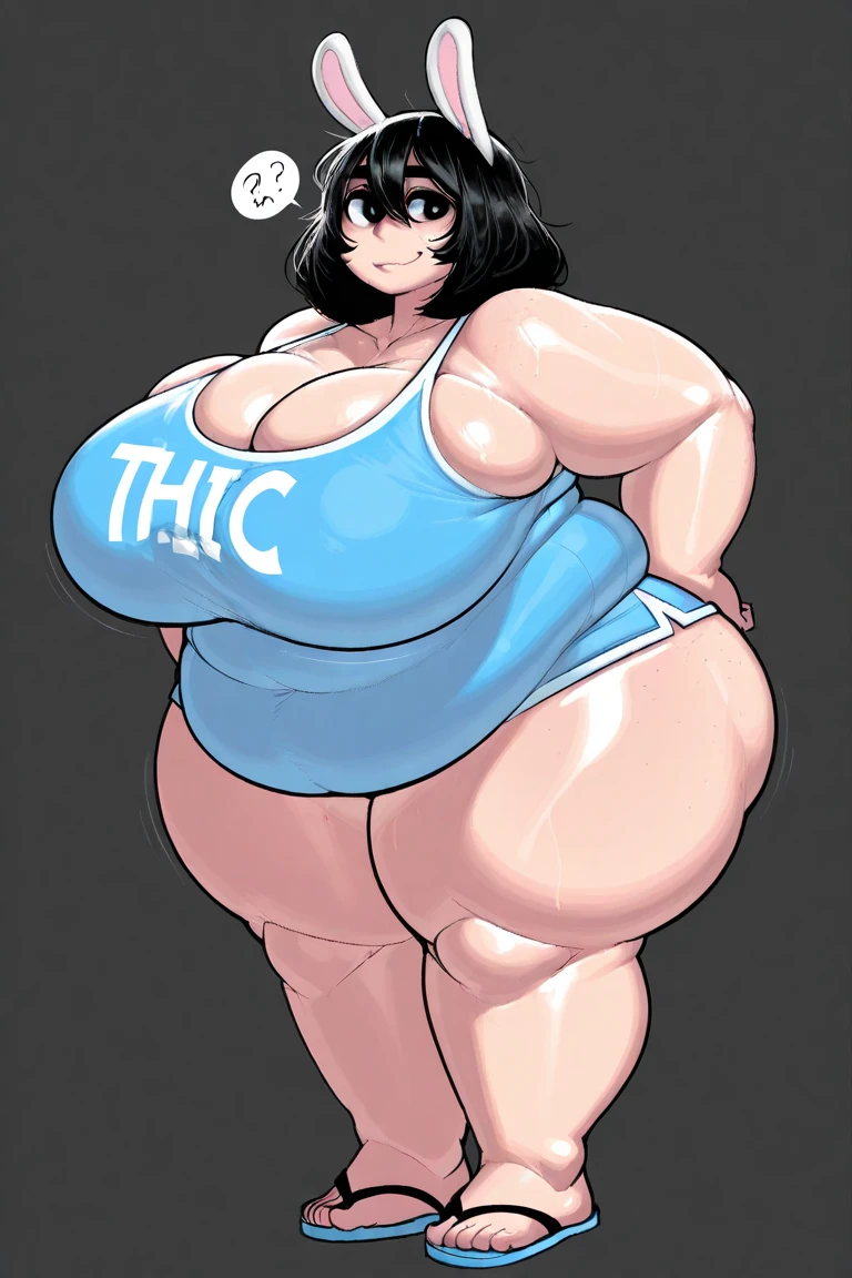 (masterpiece), best quality, female warrior, huge girl, female muscular:1.2, ((very short hair)), ginger hair, big breast, (curvy:1.8), (((blank background))), ((full body)), fingerless gloves, sandals, sleeveless, covered nipples, (underboobs:1.3), tshirt top, shaved hair, (buzzcut hairstyle), white socks