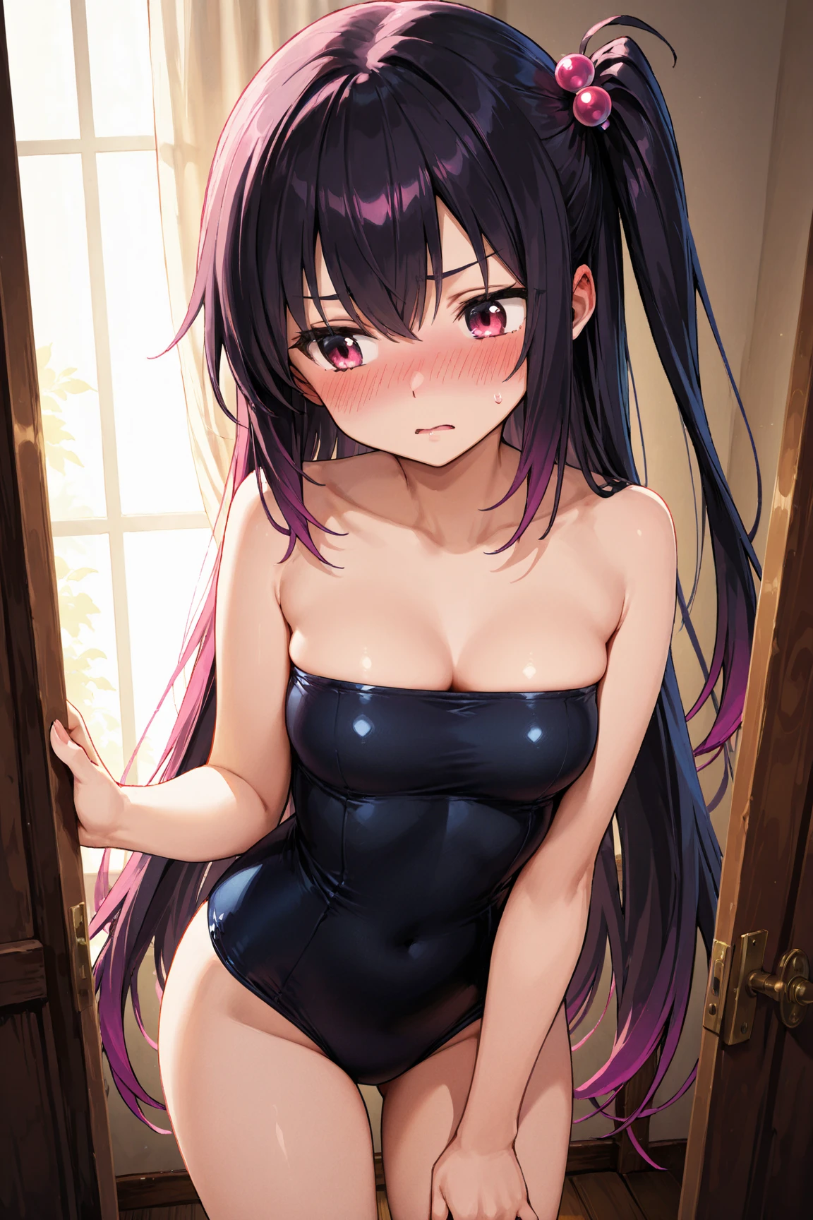 NSFW,masterpiece,Highest quality,High resolution,Super detailed,Yukinoshita Yukino\(My Youth Romantic Comedy is Wrong as Expected\),Black Hair,Long Hair,Light blue eyes,Quality Sexy Playboy Bunny,Fishnet tights,Small breasts,Dissatisfied face,Embarrassed,blush,(Ecstasy face),casino,Luxurious Room,(Bad looking middle-aged man),(Being molested),Being touched,(Squirting),Trembling,(Having sex),Insert,Creampie,Fornication Party
