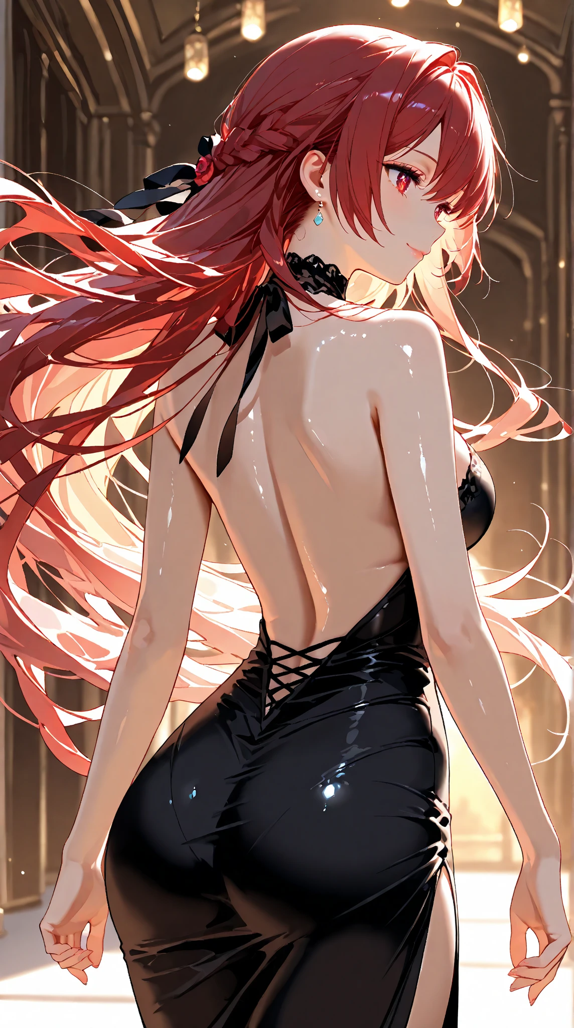 Official Art, Unity 8k wallpaper, super detailed, beautiful, beautiful, masterpiece, best quality,
darkness, atmosphere, mystery, romanticism, creepy, literature, art, fashion, victorian, decoration, intricacies, ironwork, lace, contemplation, emotional depth, supernatural,
1 girl, solo, neck, half composition, transparent clothing, transparent clothes, pink cute, pink tender, proud and holy, sacred, naked, leaky shoulders, leaky, fat buttocks, big breasts, double breasts, real light and shadow, cinematic light, cinematic sense, light effects, holiness,
