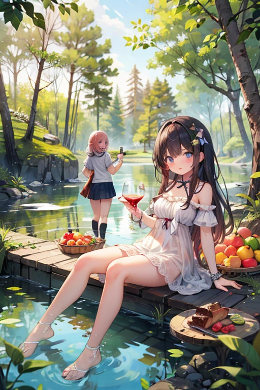 summer day, plum wine
