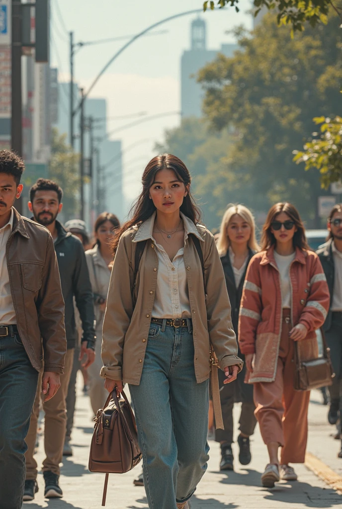 In a bustling metropolis where the line between good and bad blurs, we follow the lives of three individuals whose paths intertwine amidst the chaos of the city.