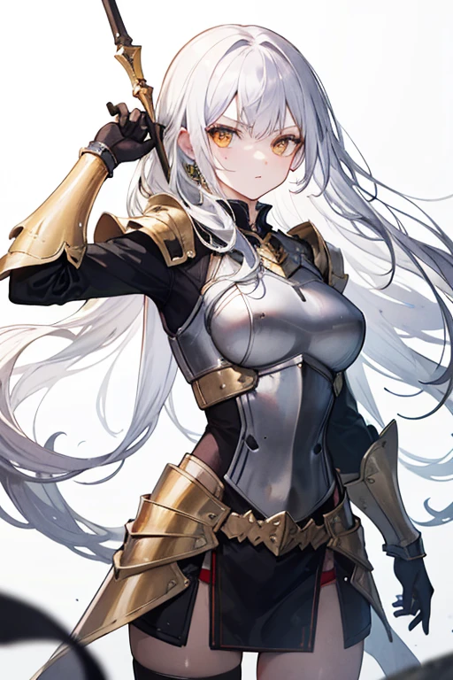 ray tracing, masterpiece, accurate, high details, high quality, best quality, award winning, A young female knight with raccoon ears, dressed in gleaming armor that combines elegance with practicality. Her long hair flows down her back, framing her face with a determined expression. The armor is intricately designed, reflecting her noble status, with subtle details that hint at her connection to nature. The setting is a medieval fantasy world, with a backdrop of a dense forest or an ancient castle. Her posture is strong and confident, holding a sword or shield, ready to protect her kingdom. The overall atmosphere is one of bravery, mystery, and a touch of magical realism.