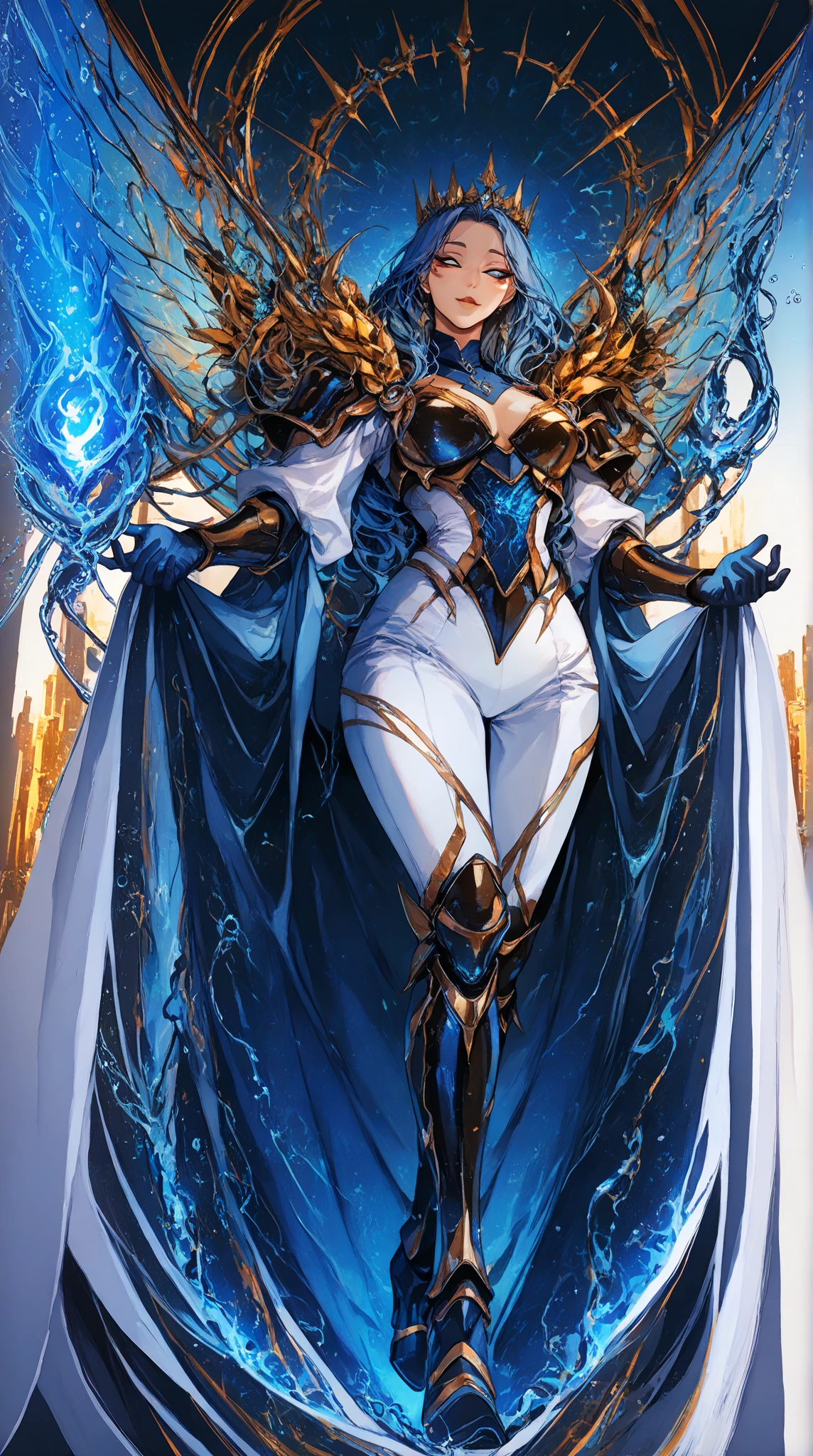 Photos of Japanese female robots in their 20s，Made of white and silver clear glass and plastic, geisha makeup, Black hairstyle, Silver and gold metallic interior, dynamicposes, flowing organic structure, Meticulous carving, Lace design, Glowing gold circuit, Colorful neon lights decoration, Meticulous carving, Lace design, glowing circuitry, neon trim, H&#39;artistically.r. Giger, Greg Rutowski