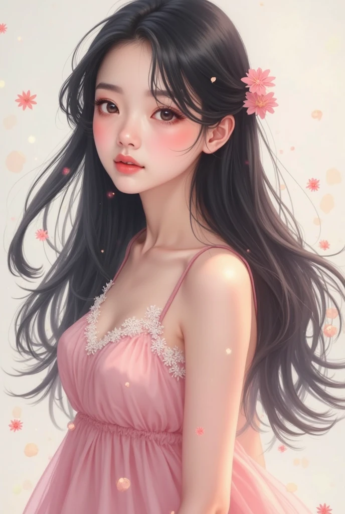 Yu Shuxin is a Huli Jing or, Se preferir, a young tailed fox who is able to change shape, frequentemente optando por apresentar-se como uma bela mulher, and likes to charm and play tricks on humans. muito bonita, fox ears on the head and a beautiful fox tail,muito bonita,segurando um leque,sentanda em uma pedra na floresta,arte detalhada