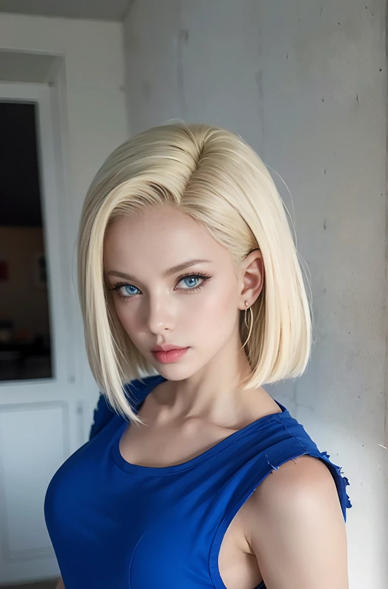 <lora:G140My:1> blonde hair, blue eyes, perfect face, detailed face, eyes looking at viewer, ((black turtleneck)), beautiful perfect body, highres, masterpiece, simple background, clean background, grey background, <lora:p3r3zstyle_v3:0.25>