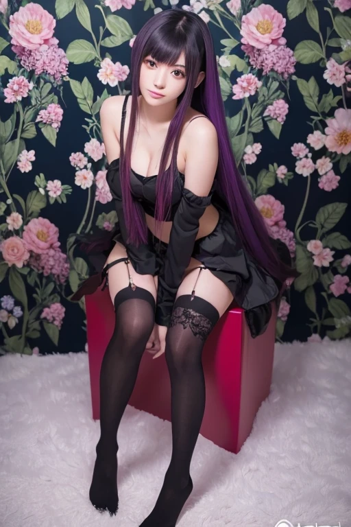 8yk, RAW photogr, (tmasterpiece), (best qualtiy), A high resolution, (one-girl), (realisticlying, realisticlying: 1.2), Ultra-detailed physically based rendering, Gorgeous Hair in Long Purple,hair straight,The left side of the hair is tied with a red headband, air bang, hair adornments, the sunset, 鎖骨, Wristbands, nabel, ahoge, The girl is alone, E cup, sea beach, thinness、、、、 ((HighestQuali, 16k, tmasterpiece: 1.3)), Beautiful Women in Perfect Shape: 1.4, The large,, 28 year old, Slender abs:1.2,(((longwavy hair)),((Little big breasts柄:1.4)),((Kpop idol:1.3)),((Shower water)),((Underwear 1.5)),((浴室)),Highly Detailed Face and Skin Textur,(((lewd poses)),((Cleavage is seductive)),((spread their legs(Drenched Body))opening eyes,opening eyes,Purple eyes Open mouth wide --auto