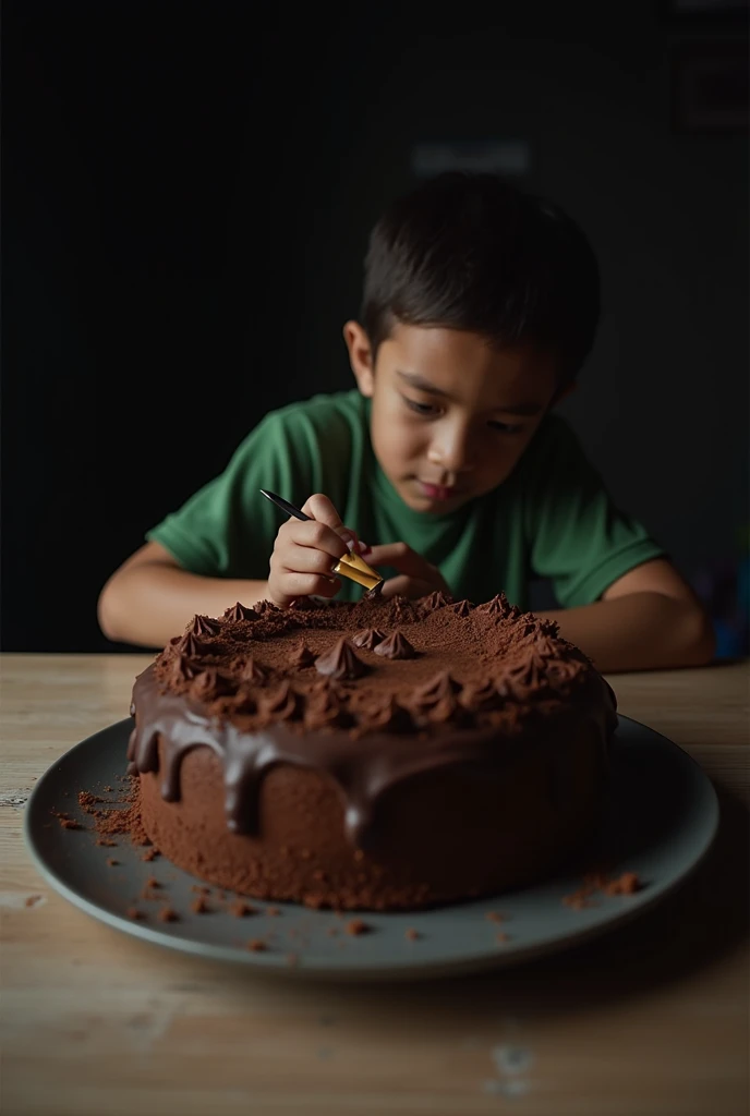 Boy opens birthday present which explodes and leaves him covered in soot