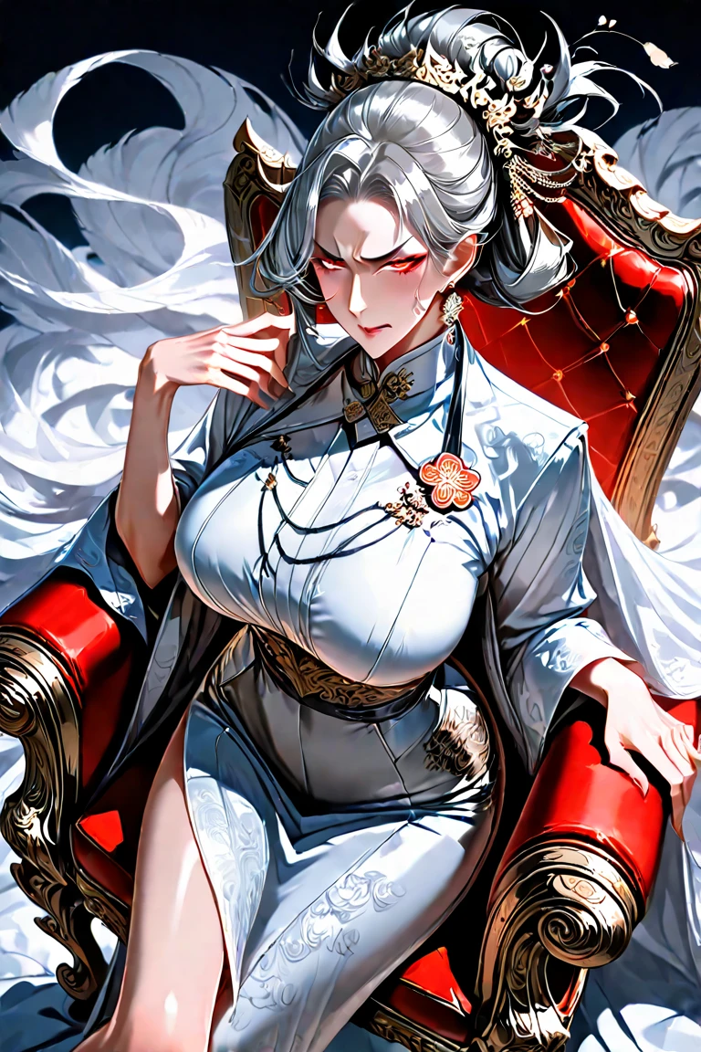((1girl, solo)), yor briar, beautiful body, (perfect anatomy, perfect body, perfect hands, perfect legs), natural proportions, sexy body, large breasts, sitting, object hug BREAK 

((extremely detailed face)), (red eyes:1.2), (beautiful detailed eyes:1.6), (realistic pupils, realistic iris:1), expressive eyes, looking to the side, (clear eyes:1.3), (hyperrealistic:1.2), (detailed skin texture:1.2), smooth skin, (black hair:1.5), long hair, white hairband, earrings, (detailed lips:1.2), (attractive lips:1.1), (glossy lips:1.1), closed mouth, perfect face, perfect eyes BREAK

red sweater, off-shoulder sweater, long sleeves, sweater dress, black pantyhose BREAK

indoors, couch, lamp, pillow, wall painting BREAK

(masterpiece:1.5), anime-style, top quality, best quality, (beautiful and aesthetic:1.2), (ultra detail:1.5), Ultra-detailed depiction, Ultra-precise depiction, extremely detailed 8k illustration, high resolution, (highly detailed shading:1.2), (realistic lighting:1.4), perfect lighting, vibrant colors, dynamic tones, striking hues, 8k, absurd resolution, perfect shadows, hdr, UHD, ambient lighting, realistic, ultra-realistic, photo realistic, highly detailed, rich detail, luminous colors, fine texture, intricate design, professional illustration, (soft light:1.2), (illustration:0.7)