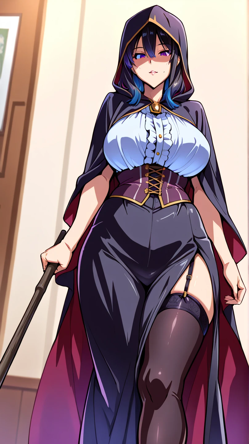 (masterpiece, 4K ,Super detailed:1.2), (anime:1), (Perfect quality), The whole body is shown, View Viewer, Female Swordsman, Muscular and ultra violent, Powerfully々And, RPG concept art character, Armor dress, Holding a sword, short hair