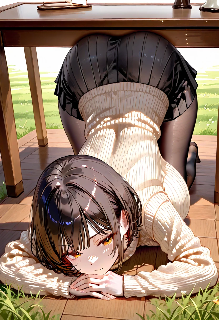 ((Highest quality)), ((High resolution)), ((masterpiece)), (detailed), (photograph),
Written boundary depth, Anatomically correct, １people, Mature Woman,
Slim Body, Beautiful shoulder blades, Beautiful back, Beautiful ass, Shiny skin, Sweat,
(Maid clothes),
bedroom, carpet, Underwear on the floor, (Spread your legs:1.3), Prostration,