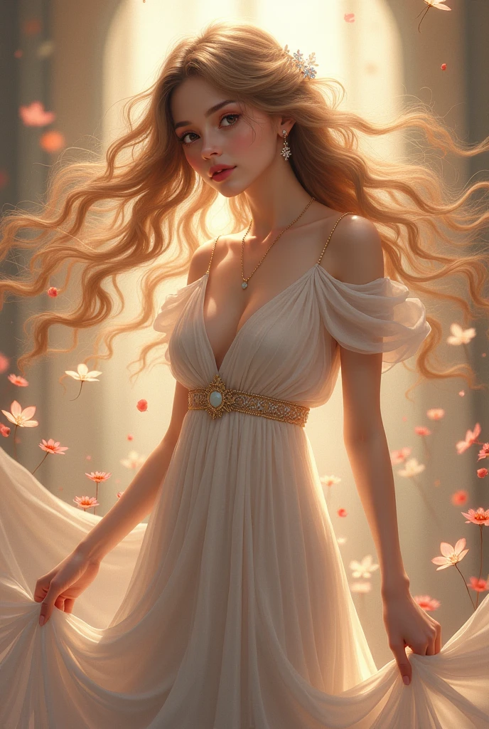 multiple exposure, fantasic illustration, mirror effect, masterpiece:1.2, highest quality, highres, 16k, beautiful detailed, ultra-realistic, photo realistic:1.37, beautiful and cute girl, dancing flamenco, holding a single rose in her mouth, growing glay eyes, shining pupils, blushed cheek, shiny rosy lips, beautiful delicate(hair, face, eyes, pupils, flamenco dress), full-body view
