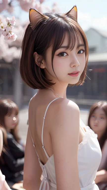 ((No clotheasterpiece, Highest quality:1.4), Award-winning portraits, 8k, 85mm, alone, Beautiful Face, Delicate girl, , (No clothes, Put your arms behind your back, Close your face:1.2), No clothes, Grace, Sophisticated, cute, Young, Looking at the audience, Young, RAW Photos, Confused, High resolution, Sharp focus, Small areola, Round bokeh background、(((flat 、thin and delicate body、Childish atmosphere)))、shiny shorthair、Hair swaying in the wind、Black Loafers、deep black eyes、whole body、Random Pause、Run、Junior idol、Nogizaka Idol