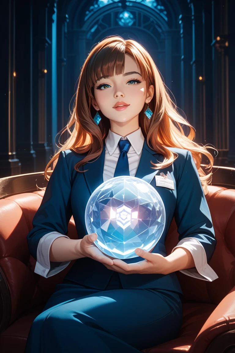 REALISTIC PHOTO, LONG BLONDE HAIRED BOY IN RED JACKETS, holding a glowing ball in his hands, mage pondering his orb, holding a glowing orb of dice, he is casting a lighting spell, holding a glowing orb, holding a crystal ball, psychic, crystal ball, cool marketing photo, stock photo, predicting the future, stock image, plasma globe, well-lit professional photo, magic,