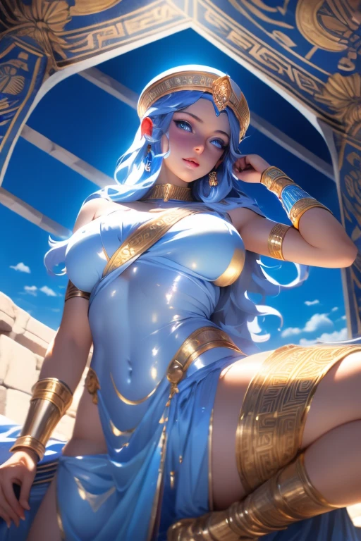 Diosa atenea, greek mythology, hermosa, sexual, vestido transparente