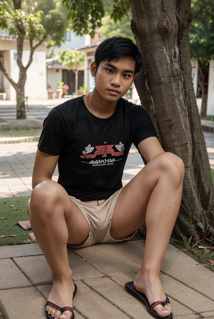 Ancient Thailand teenage young boy looks like 15 years old boy, skinny fat body,no have muscle.no have abs,ไม่มีกล้ามเนื้อ,ไม่มีซิกแพค