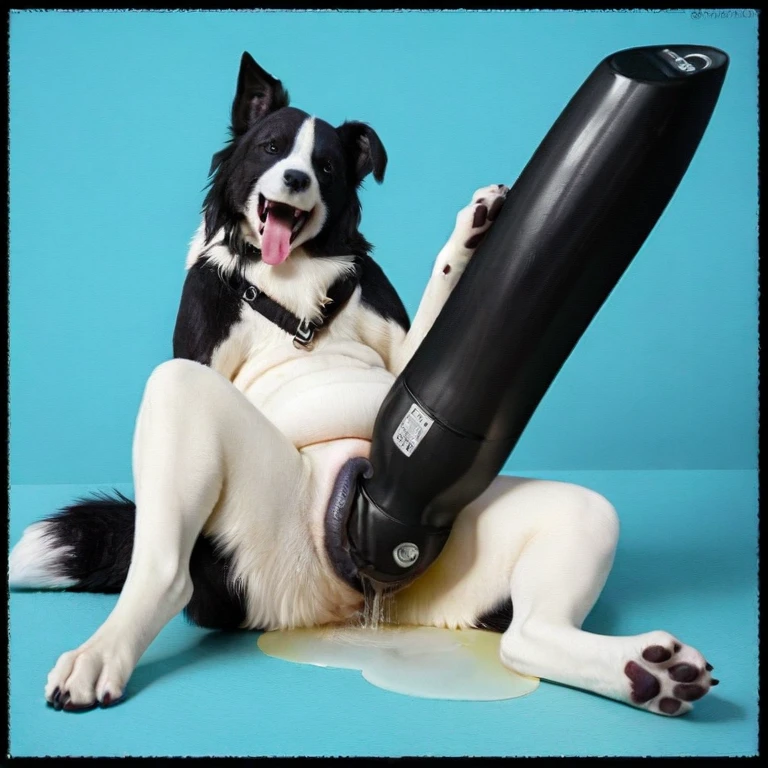 Wolf wearing a motogp racing suit, masturbate with cumshots dick, started showing dick erection, real big dickshaft, cum load, moaning face, sits on sofa, low view