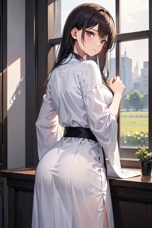(pieces fly: 1.3), (maximum resolution: 1.2), (ultra high definition tv: 1.2), cinema light, 8K resolution, fine eyes and skin, detailed faceの特徴, , (sharp focus on breasts: 1.2), (The focus is on the face:1.2),perfect style, cute face, Accurate, anatomically correct, Highly detailed face and skin texture, fine eyes, double eyelid, thin eyebrows, glitter eyeliner: 1 natural cheek, shiny skin, Fair skin, Glossy skin: 1.2, (glossy lips: 1.4),、 (embarrassed look: 1.2),20 year old woman, (detailed face:1.2), (highest quality:1.2), Retrospective shot of rear loam、angle from below, Low - Angle, from behind, cinematic lighting, perfect style, beautiful face, (skirt lift:1.4), loose and wrinkled white panties, stockings, blush、humiliation、impatience、glare、tears、embarrassing、surprised expression、anger expression、 (Maid clothes:1.5),full of sweat、silver hair、green ash eye、Retrospective shot of rear loam、Low - Angleから、soaking wet、Overflowing sperm、Sperm in the ass、sperm on thigh、flowing sperm(fascinating butt:1.2),、exposed panties、disheveled clothes、exposed chest、long hair、