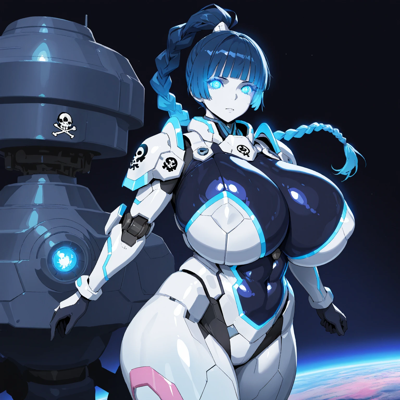 full body,masterpiece, high details, high quality, best quality, anatomically correct, masterpiece, textured skin, super detail,ultra-detailed, best quality, extremely detailed, 8k, high res, realistic, 1girl, 18yo, beautiful girl, (half closed eyes),(narrowed eyes:1.2),(open mouth), (blush:1.2),BREAK,(Diving Suit:1.8), (rubber bodysuit:1.4),blue beautiful eyes, (dark blue medium bob hair,asymmetrical parted bangs:1.6),BREAK,(voluptuous bust:1.3),(Gaunt , thin waist:1.3),looking at viewer,white background, 