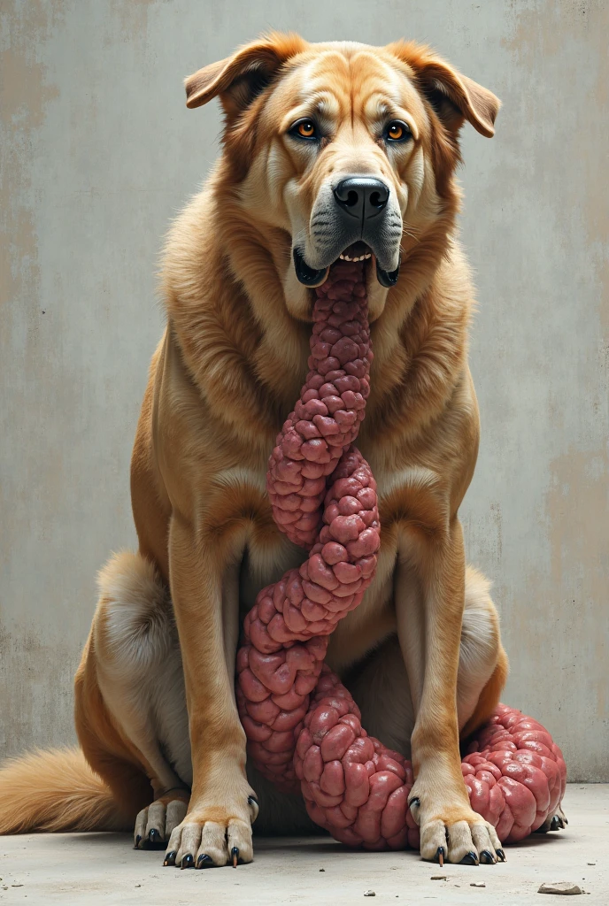 ((((golden retriever, feral)))), living room, masterpiece, high quality, realistic, detailed background, ((((rear view, crouching, huge red penis, leaning, autopenetration, anal, paw, excessive urine leaking, realistic fur, detailed fur, furry, screaming, eyes closed)))), (((((autopenetration)))))