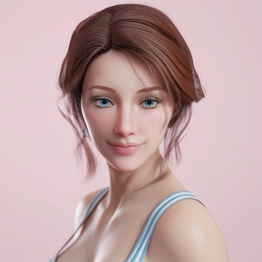 ((Professional 3D rendering:1.3)Virgem Maria em uma pose quente e sensual, irradiando sensualidade, blush, solo, corpo inteiro, realista),russian, full body, (8k, best quality, masterpiece, realistic), (photorealistic:1.29), ultra-detailed, 1girl, huge breasts, sailor school uniform, white lingeries, in the classroom, [smile], (closed mouth), deep blue eyes, grey hair, forehead,from behind,