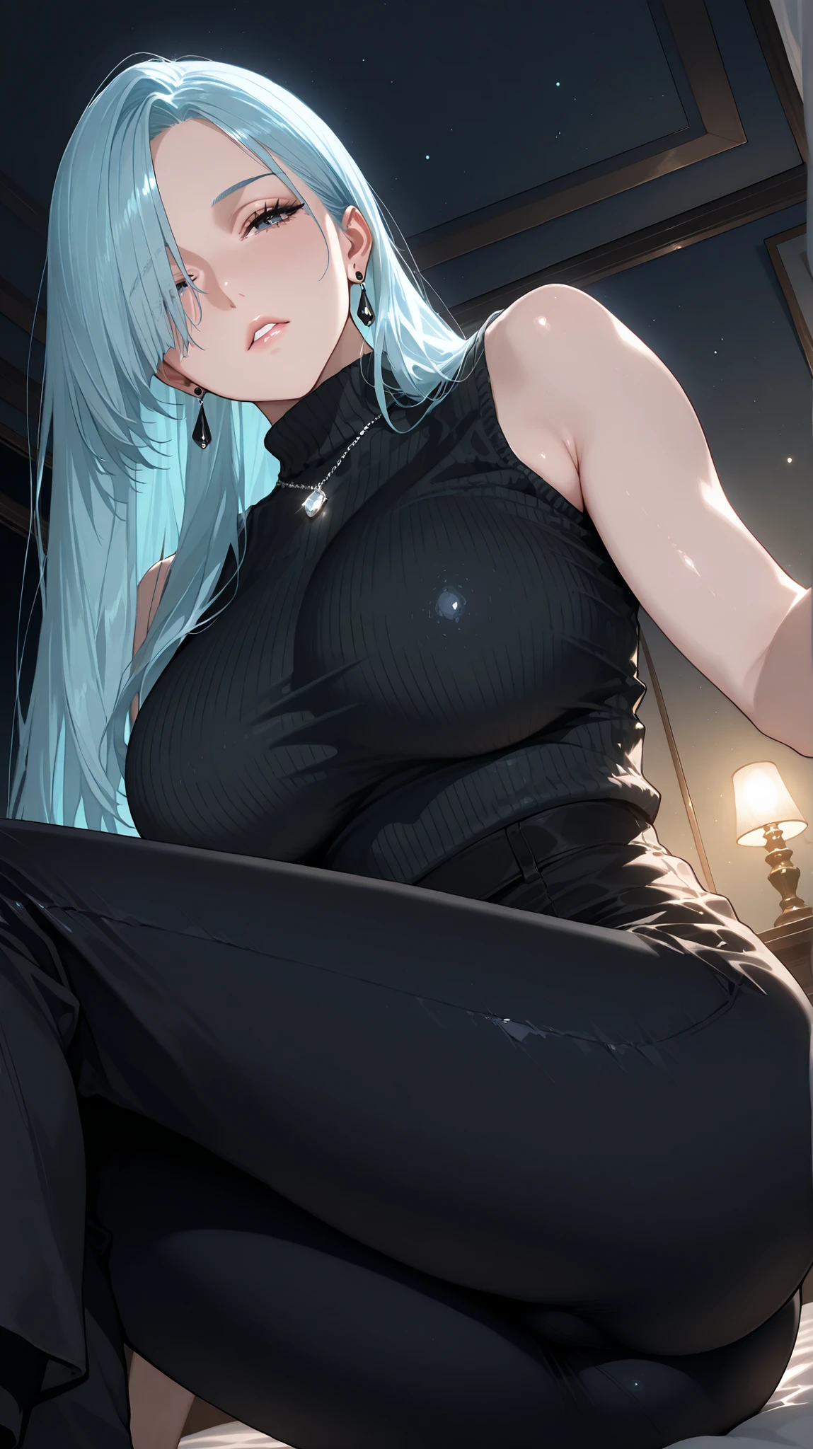 Highest quality High resolution One young and beautiful woman Red eyes Beautiful white hair Medium Perm Cute Gentle Girl Cat ear Alluring nude black and white cow print lingerie Dragon Girl Cosplay Fascinating maid outfit Breastfeeding services A virgin killer with astonishing charm and huge breasts Sexless Breast milk Breathtaking Incest Rut face Chubby
