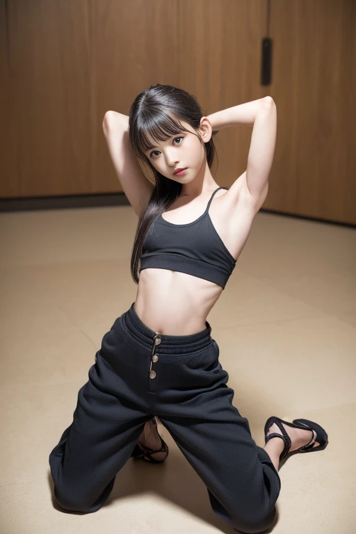 喘ぎ声, forced orgasm, school, bondaged, armpits visible
