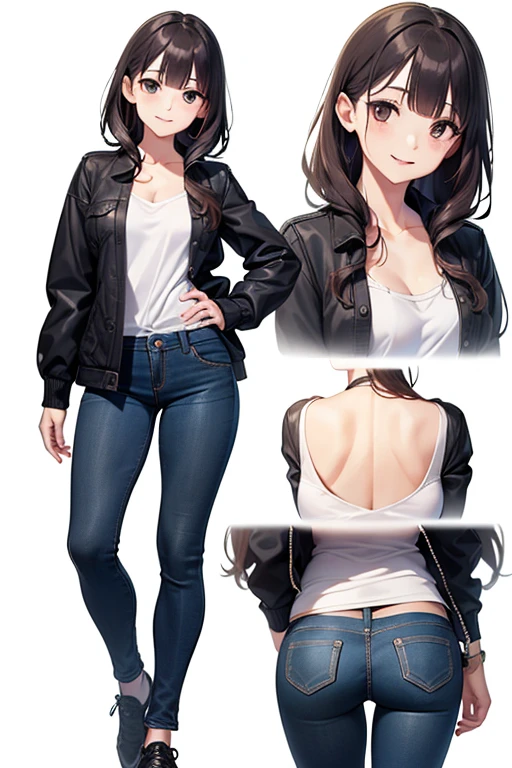 masterpiece、top-quality、hight resolution)、 Real life adaption for this character, Masterpiece, high quality, best lighting, cinematic, 1girl, long hair,blblack hair, ponytail, crop top, underboob, cowboy shot, ((mini short pants)), (perfect body), (((big thigh))), looking at viewer, standing, pool