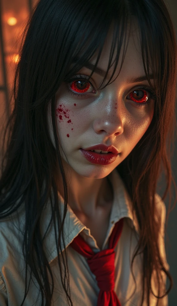 bloody mary woman Scared image