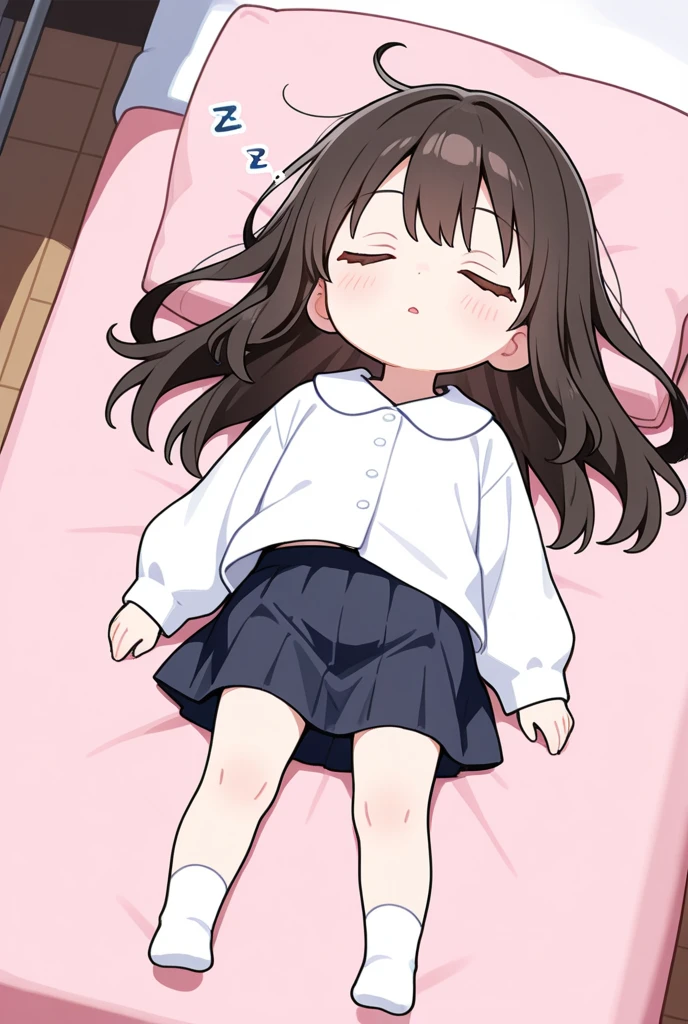 (masterpiece, highest quality:1.3) ,NSFW, 1 Girl, The whole body is shown, ((toddler, infant):1.4), Black Hair, (Long Hair, hime cut, blunt bangs), (kindergarten wear:1.2), Red ribbon, (Flat Chest:1.3), (((bukkake))), (showing pussy line), (dark skin, tanlines), (ahegao:1.3), open mouth, tongue out, (double v:1.3), Semen dripping from the mouth, toilet room, Sitting on a Western-style toilet