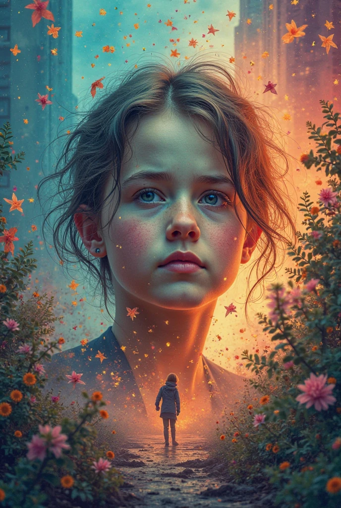 Gunshots outside the window,Flying fighter aircraft,Cute Girls, Brown Hair,Pushed down, Eye Gaze,Dirty Face,Desolate, moss covered, Dilapidated, dirty, (Highest quality,4K,8K,High resolution,masterpiece:1.2),Very detailed,(practical,photopractical,photo-practical:1.37),Dark fantasy,strict,Mood Lighting,Dramatic Shadows,movie,Moody color palette,Soft tones,garbage,corruption,Weathered,Shabby,small white flowers,Dungeons,Grave,Black and Red,There is a broken bowl in front.,Footprint,stage,vine,rainwater,swarm of glowing butterflies,A group of transparent wandering souls, Ghost、Neon Light、night、cyber punk、Headphones on neck、Animal ears hoodie、