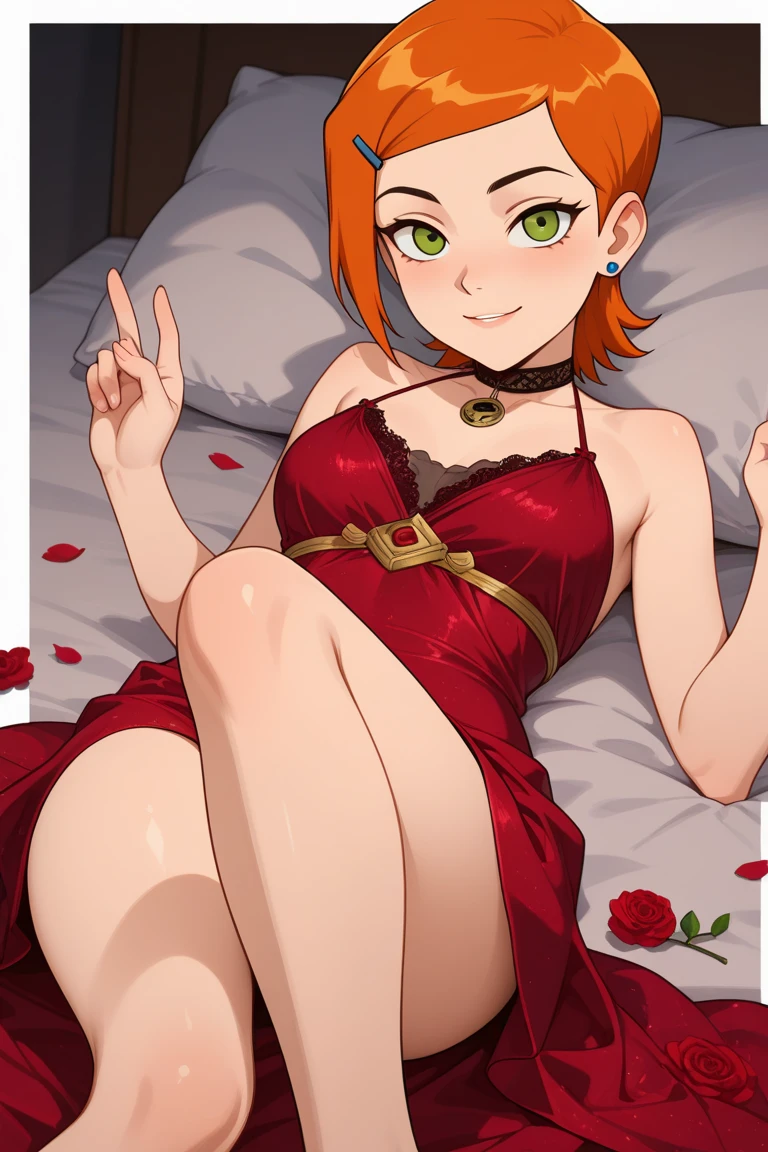 woman 20 years, bob cut hair red curly, (Best Quality, Masterpiece: 1.1), (Fidelity: 1.4), (nfsw: 1.5), (bright lip gloss, red lipstick, lots of eyelashes, dark black eyeshadow), ?????????? look, ?????????? smile, blushing, freckles by the body, high quality, high resolution, necklaces, chokers, earrings and bracelets, saggy ??????, translucent lace panties, the small bra, ?????? is protruding, the ?????? is large,  the ??????? are about to come out of the bra, the bra is about to burst, translucent white shirt fell on the shoulder, the ??????? The shape of the is clearly visible, full body, beautiful skin, beautiful legs, lots of exposure, very ???? body line, ?????????? body, ???? pose, sitting on the bed, ?????????, ???? groin, camel's paw, hairy pubic ??????? detailed,  hard ????? beak, looking at the viewer, pov from below,